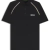 Active signature-stripe polo shirt with odour control Active signature-stripe polo shirt with odour control