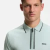 Active Slim-fit polo shirt in moisture-wicking stretch cotton Active Slim-fit polo shirt in moisture-wicking stretch cotton