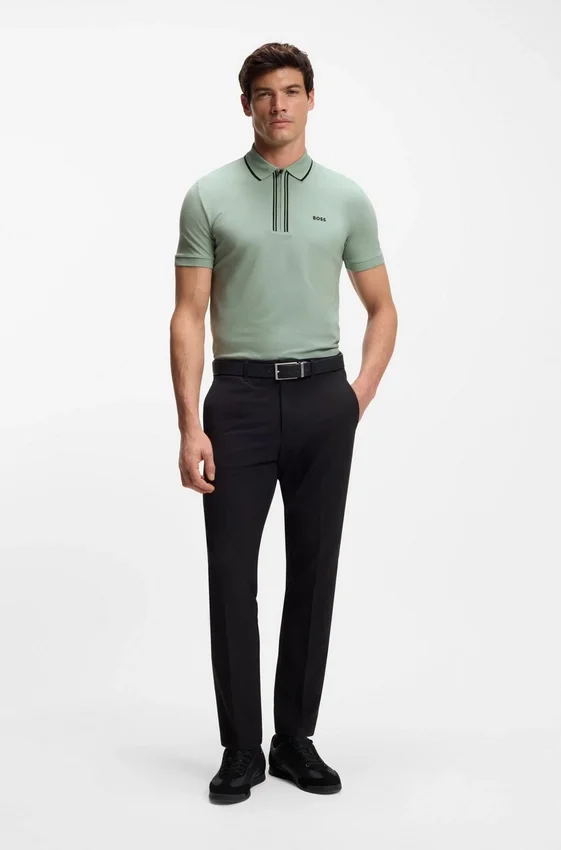 Active Slim-fit polo shirt in moisture-wicking stretch cotton Active Slim-fit polo shirt in moisture-wicking stretch cotton