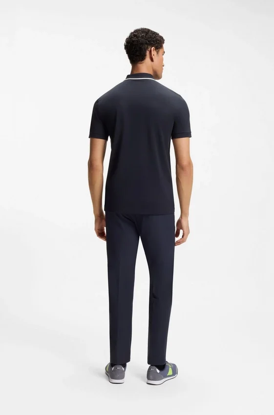 Active Slim-fit polo shirt in moisture-wicking stretch cotton Active Slim-fit polo shirt in moisture-wicking stretch cotton