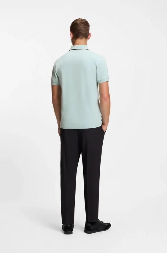 Active Slim-fit polo shirt in moisture-wicking stretch cotton Active Slim-fit polo shirt in moisture-wicking stretch cotton