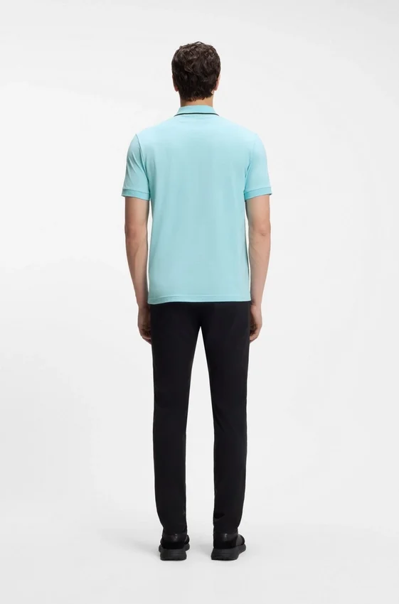 Active Slim-fit polo shirt in moisture-wicking stretch cotton Active Slim-fit polo shirt in moisture-wicking stretch cotton