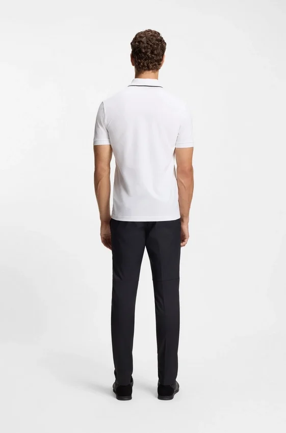 Active Slim-fit polo shirt in moisture-wicking stretch cotton Active Slim-fit polo shirt in moisture-wicking stretch cotton