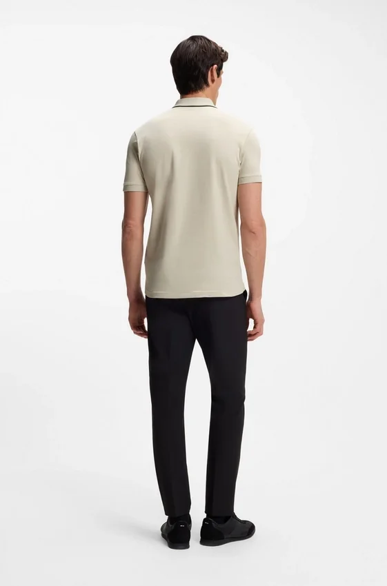 Active Slim-fit polo shirt in moisture-wicking stretch cotton Active Slim-fit polo shirt in moisture-wicking stretch cotton