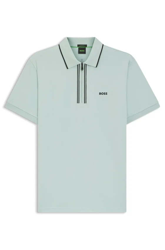 Active Slim-fit polo shirt in moisture-wicking stretch cotton Active Slim-fit polo shirt in moisture-wicking stretch cotton