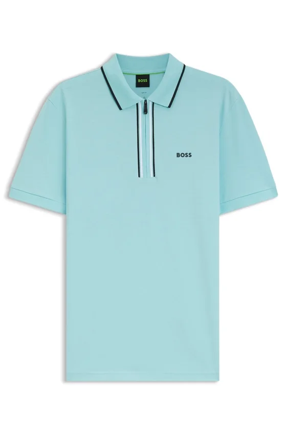 Active Slim-fit polo shirt in moisture-wicking stretch cotton Active Slim-fit polo shirt in moisture-wicking stretch cotton