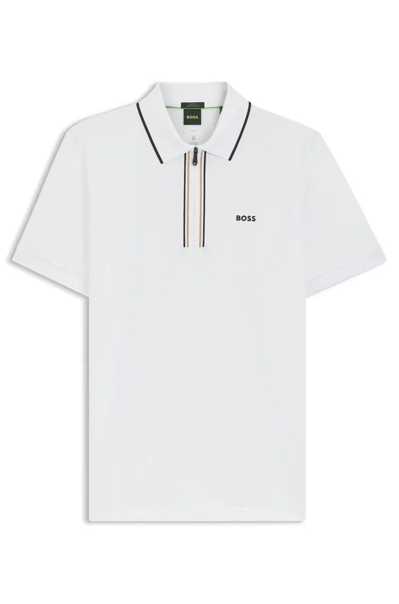 Active Slim-fit polo shirt in moisture-wicking stretch cotton Active Slim-fit polo shirt in moisture-wicking stretch cotton