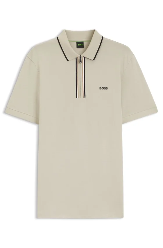 Active Slim-fit polo shirt in moisture-wicking stretch cotton Active Slim-fit polo shirt in moisture-wicking stretch cotton