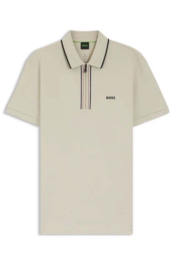 Active Slim-fit polo shirt in moisture-wicking stretch cotton Active Slim-fit polo shirt in moisture-wicking stretch cotton