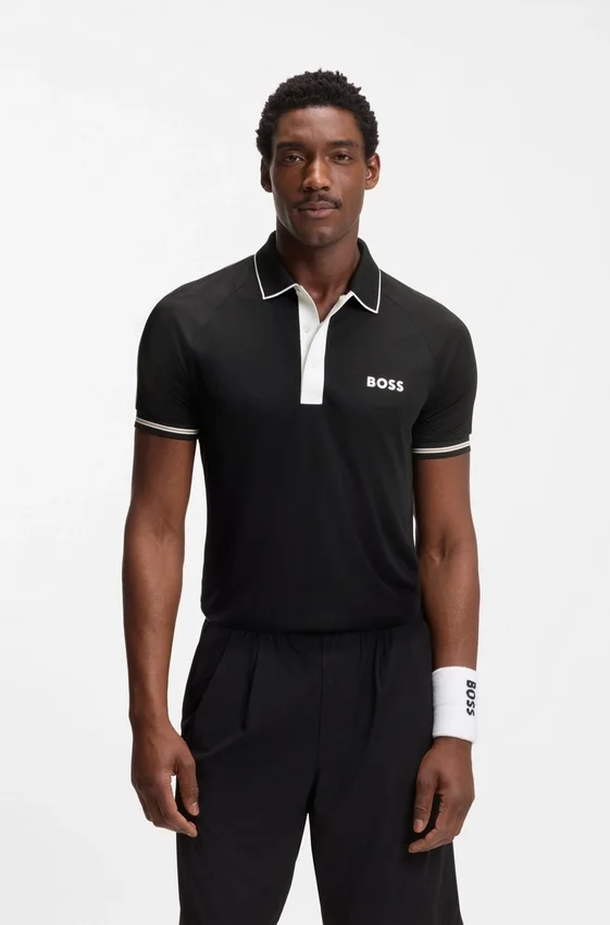 Active slim-fit polo shirt with moisture management Active slim-fit polo shirt with moisture management