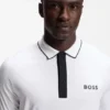 Active slim-fit polo shirt with moisture management Active slim-fit polo shirt with moisture management