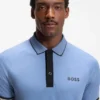Active slim-fit polo shirt with moisture management Active slim-fit polo shirt with moisture management