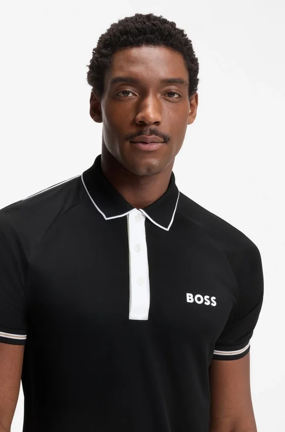 Active slim-fit polo shirt with moisture management Active slim-fit polo shirt with moisture management