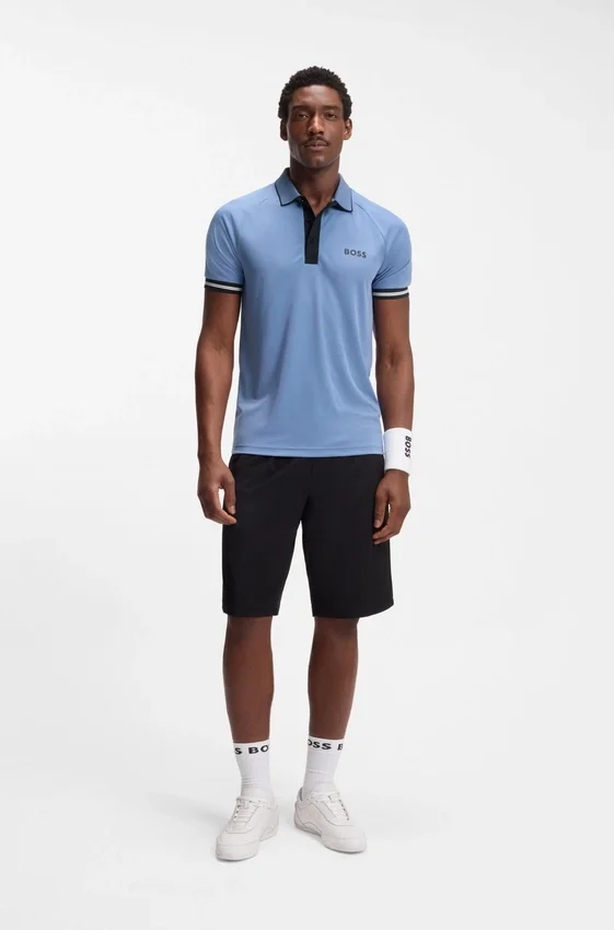 Active slim-fit polo shirt with moisture management Active slim-fit polo shirt with moisture management