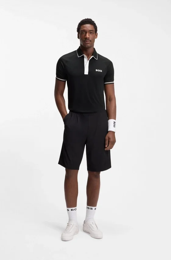 Active slim-fit polo shirt with moisture management Active slim-fit polo shirt with moisture management