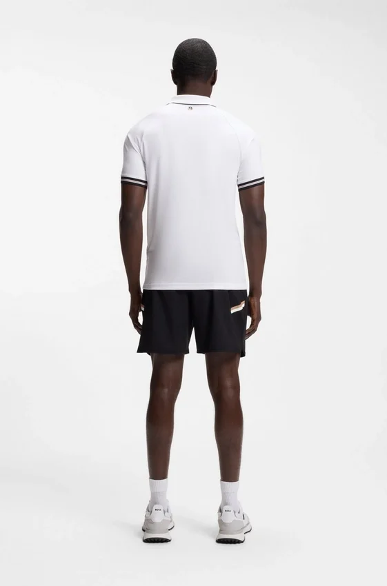 Active slim-fit polo shirt with moisture management Active slim-fit polo shirt with moisture management