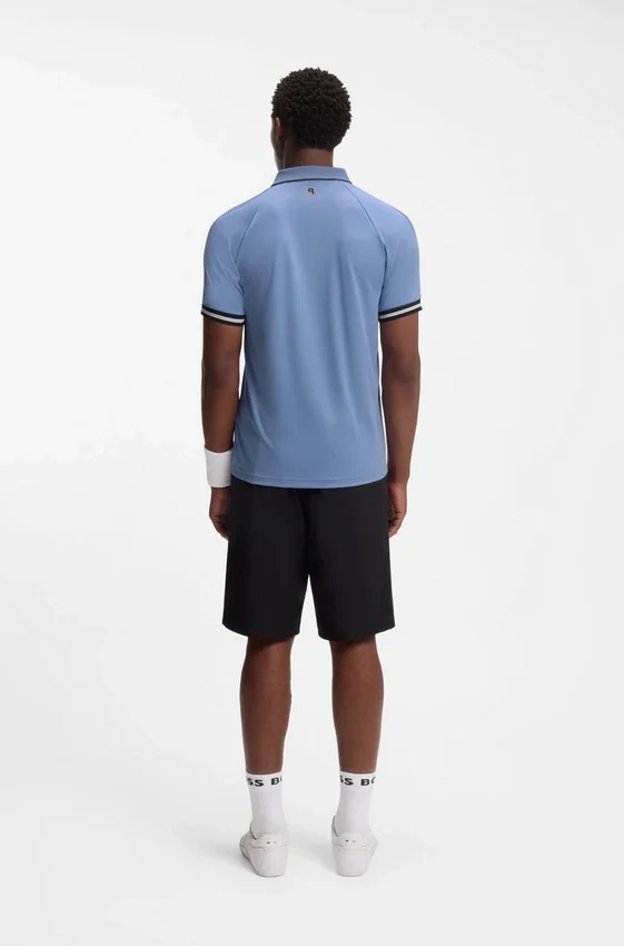 Active slim-fit polo shirt with moisture management Active slim-fit polo shirt with moisture management