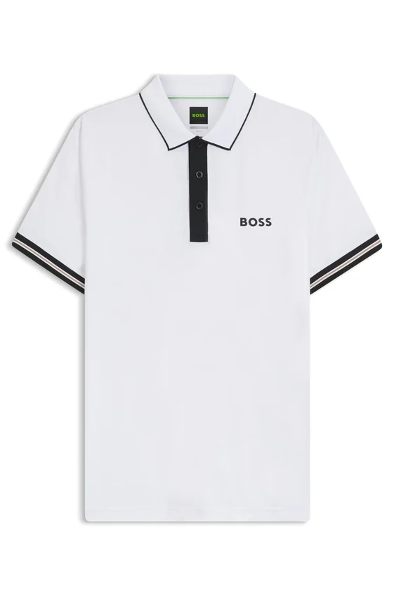 Active slim-fit polo shirt with moisture management Active slim-fit polo shirt with moisture management