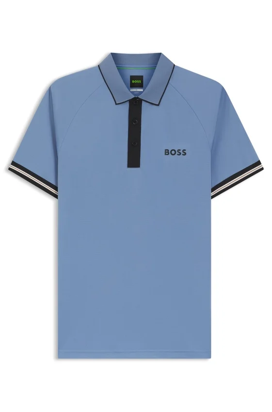 Active slim-fit polo shirt with moisture management Active slim-fit polo shirt with moisture management
