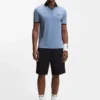 Active slim-fit polo shirt with signature-stripe details Active slim-fit polo shirt with signature-stripe details