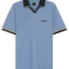 Active slim-fit polo shirt with signature-stripe details Active slim-fit polo shirt with signature-stripe details