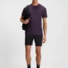 Active slim-fit T-shirt with decorative reflective details Active slim-fit T-shirt with decorative reflective details