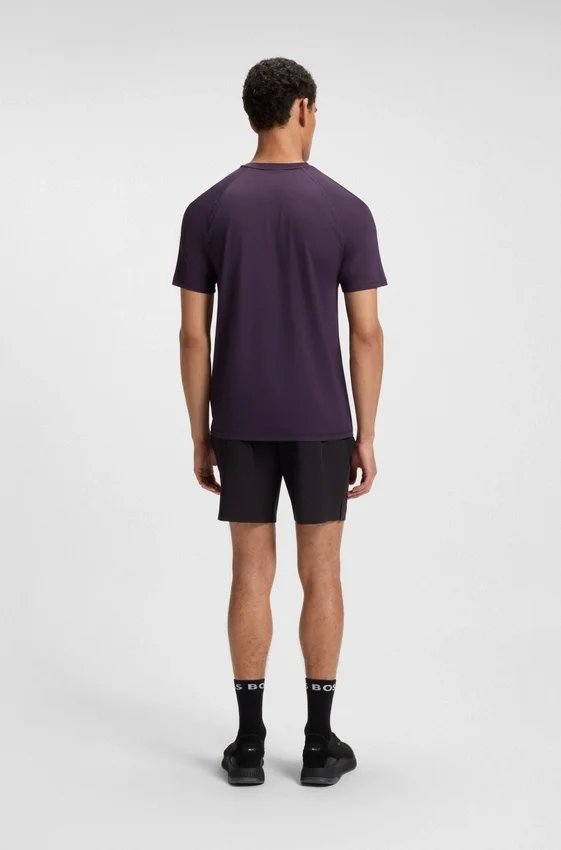 Active slim-fit T-shirt with decorative reflective details Active slim-fit T-shirt with decorative reflective details