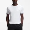 Active slim-fit T-shirt with tennis-ball embossing Active slim-fit T-shirt with tennis-ball embossing