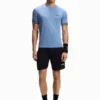 Active slim-fit T-shirt with tennis-ball embossing