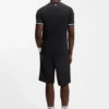 Active slim-fit T-shirt with tennis-ball embossing Active slim-fit T-shirt with tennis-ball embossing