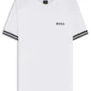 Active slim-fit T-shirt with tennis-ball embossing Active slim-fit T-shirt with tennis-ball embossing