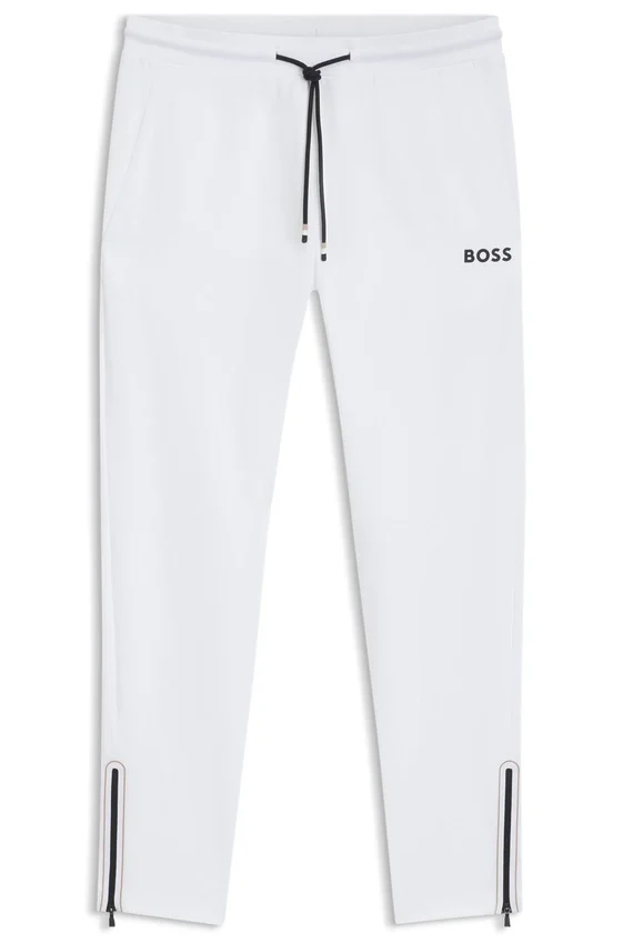 Active stretch-gabardine tracksuit bottoms with thermoregulating technology Active stretch-gabardine tracksuit bottoms with thermoregulating technology