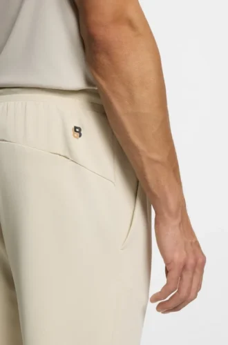 Active Stretch-gabardine tracksuit bottoms with zipped hems