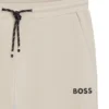 Active Stretch-gabardine tracksuit bottoms with zipped hems