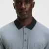Active-stretch polo shirt in a cotton blend Active-stretch polo shirt in a cotton blend