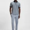 Active-stretch polo shirt in a cotton blend Active-stretch polo shirt in a cotton blend