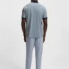 Active-stretch polo shirt in a cotton blend Active-stretch polo shirt in a cotton blend