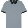 Active-stretch polo shirt in a cotton blend Active-stretch polo shirt in a cotton blend