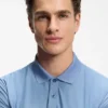 Active Stripe-jersey slim-fit polo shirt with four-way stretch Active Stripe-jersey slim-fit polo shirt with four-way stretch