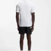 Active Stripe-jersey slim-fit polo shirt with four-way stretch