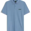 Active Stripe-jersey slim-fit polo shirt with four-way stretch Active Stripe-jersey slim-fit polo shirt with four-way stretch