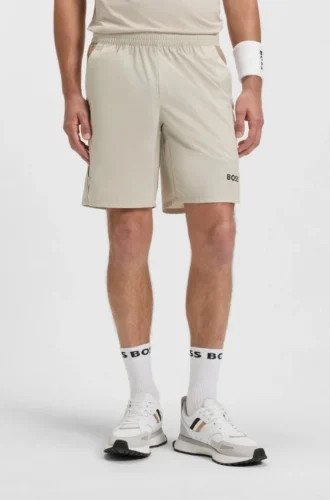 Active tennis shorts with moisture management