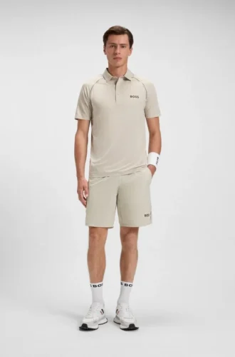 Active tennis shorts with moisture management