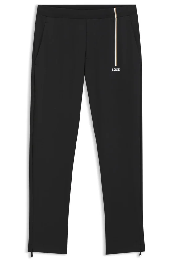 Active track pants in thermoregulating stretch gabardine Active track pants in thermoregulating stretch gabardine