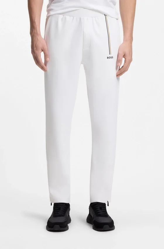 Active track pants in thermoregulating stretch gabardine Active track pants in thermoregulating stretch gabardine