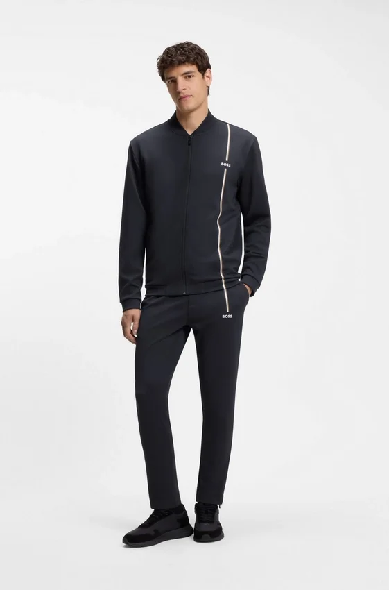 Active track pants in thermoregulating stretch gabardine Active track pants in thermoregulating stretch gabardine