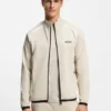 Active Zip-up sweatshirt in stretch gabardine Active Zip-up sweatshirt in stretch gabardine