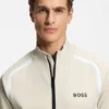Active Zip-up sweatshirt in stretch gabardine Active Zip-up sweatshirt in stretch gabardine