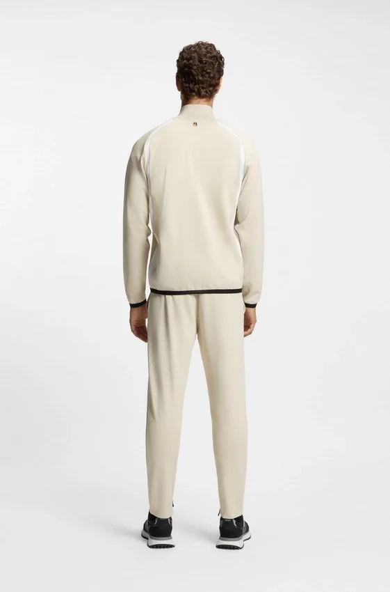 Active Zip-up sweatshirt in stretch gabardine Active Zip-up sweatshirt in stretch gabardine
