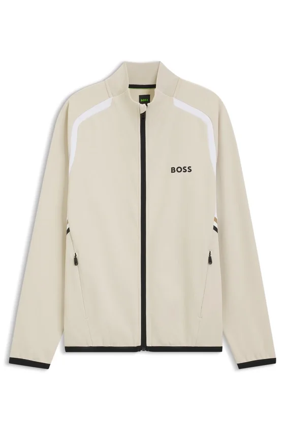 Active Zip-up sweatshirt in stretch gabardine Active Zip-up sweatshirt in stretch gabardine
